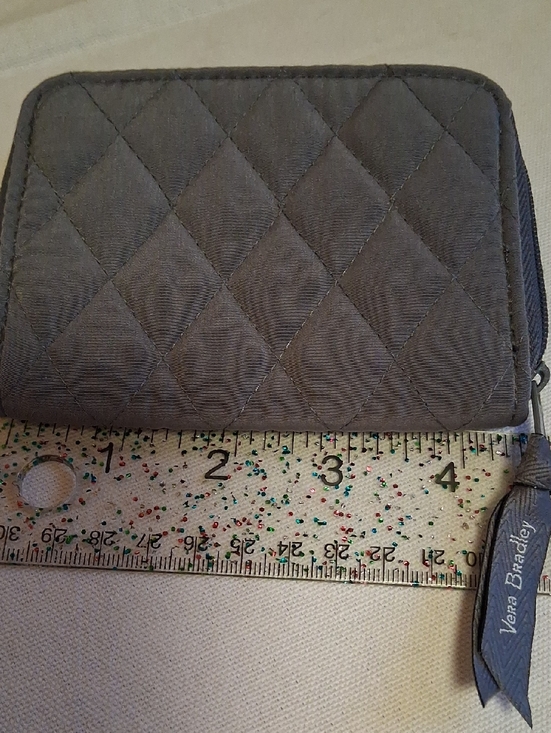 Vera Bradley Handbags - Vera Bradley Quilted Zip Wallet in Charcoal
